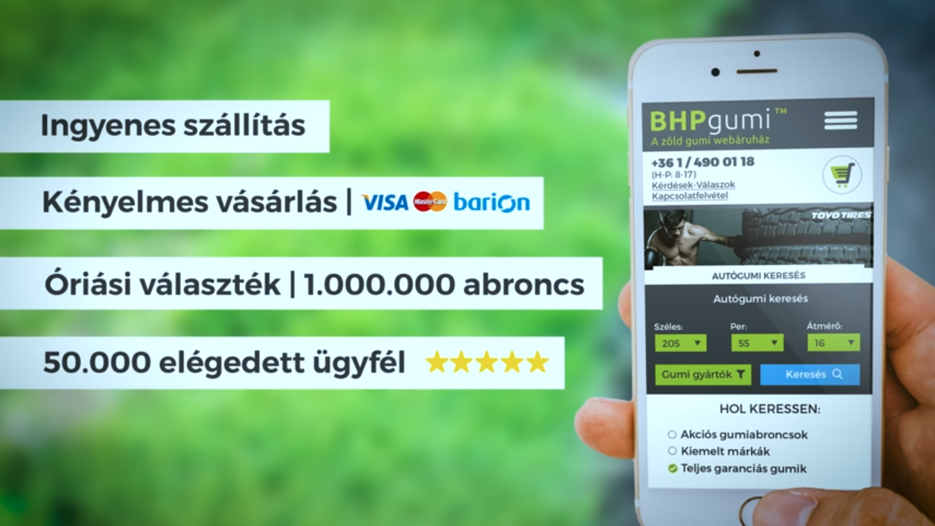 Nyári gumi webshop